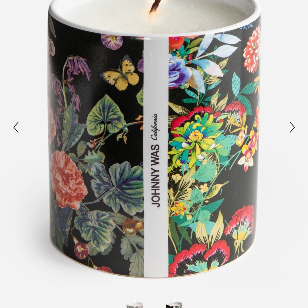 NEW Johnny Was Love 87 Floral Black Candle - Picture 2 of 10